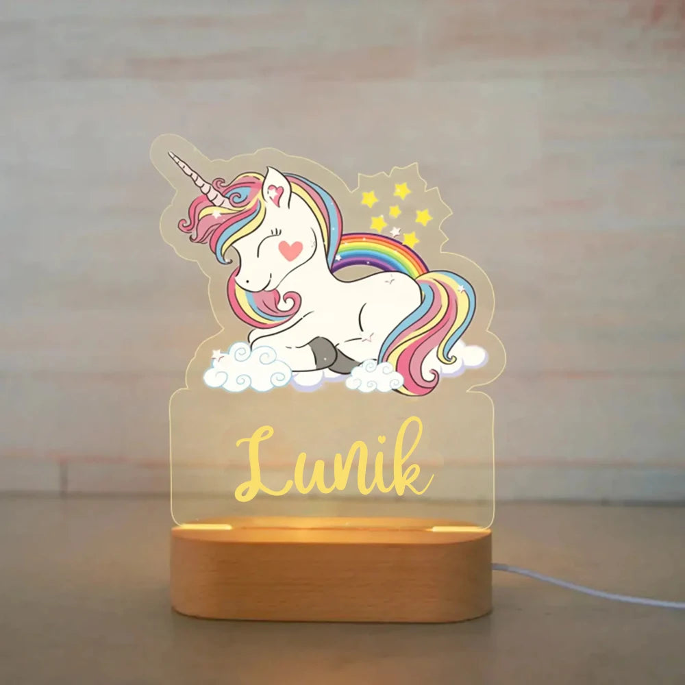 Dodo Licorne | Veilleuse Lumineuse Personnalisée™